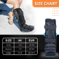 Pneumatic Walker Boot with Double Push Button | Vissco PC 5724 Tall Air Walker Brace for Foot & Leg Injury Recovery – 17" Height