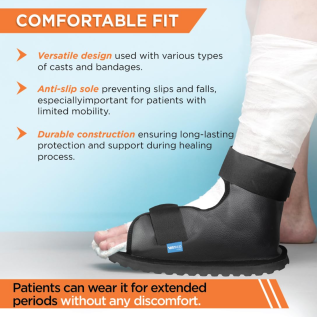 Vissco PC 0804 Orthopedic Cast Shoe with Anti-Slip Sole