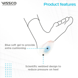 Silicone Heel Cushion for Plantar Fasciitis Support