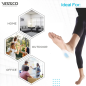 Silicone Heel Cushion for Heel Pain Relief | Vissco PC 0754 Dual Gel Heel Pads for Shock Absorption & Plantar Fasciitis Support