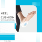 Silicone Heel Cushion for Heel Pain Relief | Vissco PC 0754 Dual Gel Heel Pads for Shock Absorption & Plantar Fasciitis Support