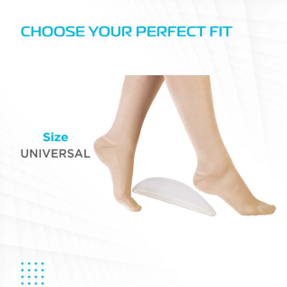 Medical Arch Support for Flat Feet Relief | Vissco PC 0747 Silicone Foot Insoles for Plantar Fasciitis & Arch Pain Support