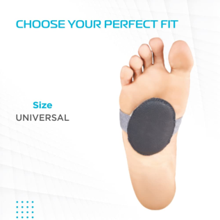 Vissco Metatarsal Support PC 1117 – Soft Forefoot Cushion Pad for Pain Relief & Foot Comfort