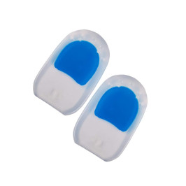 Silicone Heel Pad With Blue Dot for Heel Pain Relief