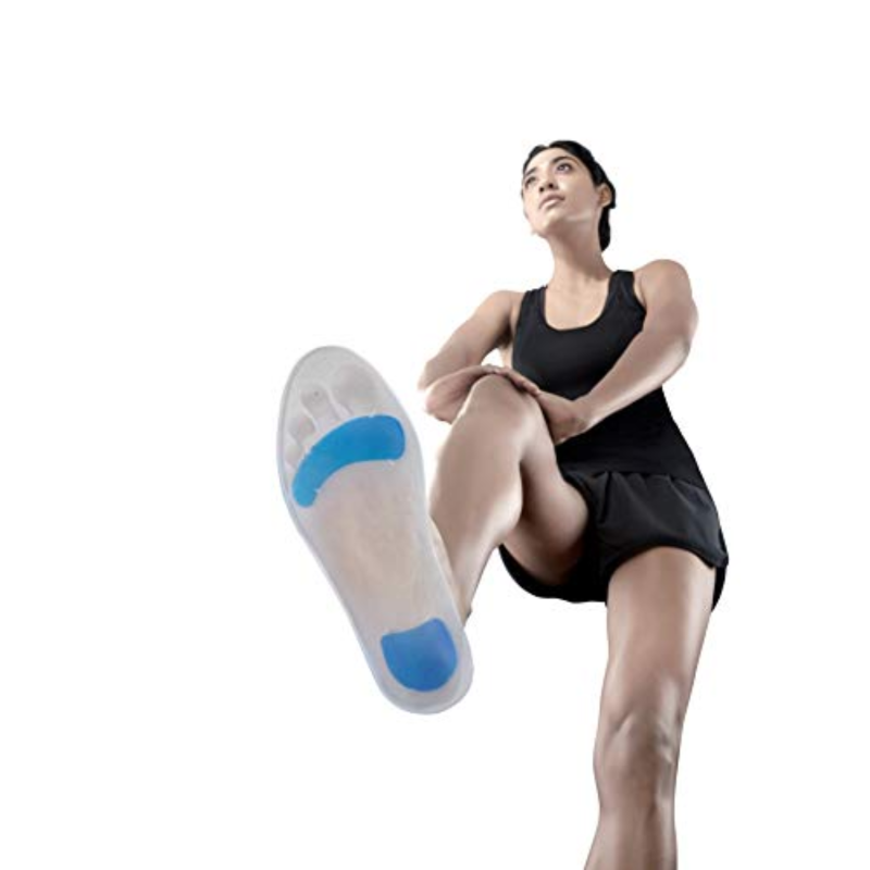 Silicone Insoles for Foot Support by Vissco PC 0753 – Orthopedic Shoe Inserts for Foot Pain Relief & Comfort