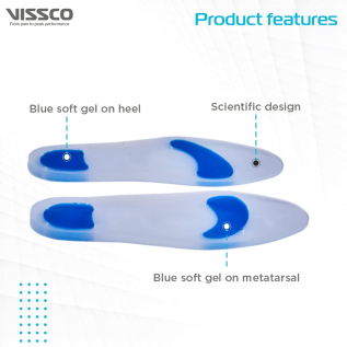 Orthopedic Silicone Insoles for Daily Comfort