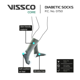 Vissco Diabetic Socks with seamless toe protection