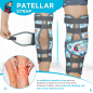 Vissco Knee Brace PC 1803 CHAMP – Adjustable Patella Support for Ligament Injuries, Knee Stabilization & Pain Relief