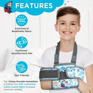 Comfortable arm support brace by Vissco for shoulder immobilization