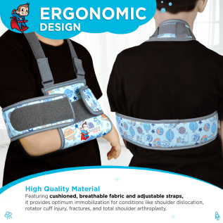 Vissco Shoulder Immobilizer – Adjustable Arm Support Strap