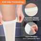 Vissco Anti-Embolism Knee Stocking PC 5707 – Graduated Compression Knee Support with Lower Inspection Hole for DVT