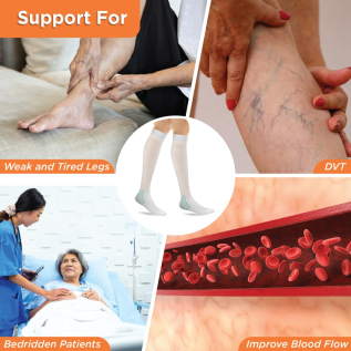 Vissco Anti-Embolism Knee Stocking for post-surgery DVT care