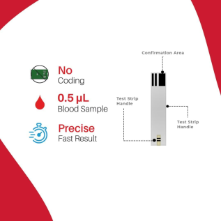 POCT Glucometer Strips – Accurate Blood Sugar Testing