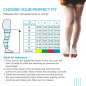Vissco PC 5710 Anti-Embolism Thigh - Open Toe Compression Stockings for DVT & Post-Surgery Recovery