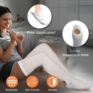 Post-Surgery Anti-Embolism Stockings by Vissco with Inspection Hole