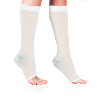 Vissco PC 5709 Anti-Embolism Stockings with Open Toe Knee Support
