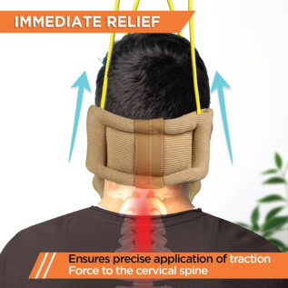Neck Traction Support for Cervical Spine Alignment