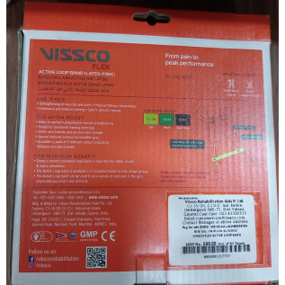 Vissco Active Loop Band Set of 3 – Latex Free Resistance Bands for Strength, Flexibility & Rehabilitation