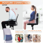 Vissco Smart Orthopaedic Back Rest with Ergonomic Back Cushion for Ultimate Orthopaedic Lumbar Support