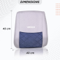 Vissco Smart Orthopaedic Back Rest with Ergonomic Back Cushion for Ultimate Orthopaedic Lumbar Support