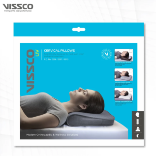 Cervical Contoured Pillow – Vissco PC 0313 Orthopaedic Neck Support Pillow for Pain Relief