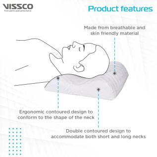 Vissco PC 0313 Orthopaedic Neck Support Pillow
