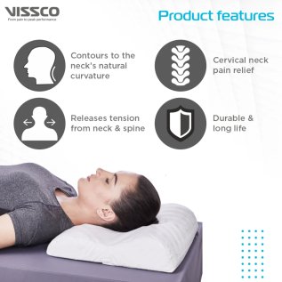 Ergonomic Cervical Contoured Pillow for better sleep