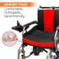 Vissco Zip Lite Power Wheelchair – Lightweight Electric Wheelchair for Easy Mobility