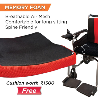 Vissco Zip Lite Power Wheelchair comfortable seating