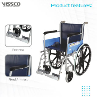 Vissco PC 0912 Classic Wheelchair for indoor and outdoor use