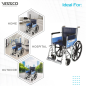 Vissco PC 0912 Classic Wheelchair With Fixed Big Wheel – Comfortable & Durable Design