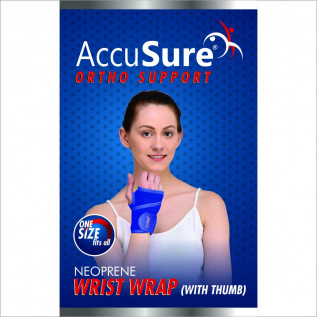AccuSure Wrist Wrap with Thumb - Neoprene