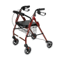 Vissco PC 2924 Dora Rollator with Seat & Basket – Rollator Walker with Seat for Comfort and Convenience