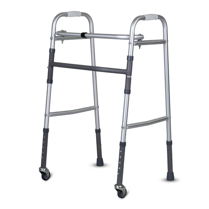 Vissco PC 2904 Dura Lite Walker With Wheels – Lightweight Walker With Wheels for Easy Mobility