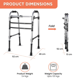 Vissco Dura Max Walker – Durable Walking Aid for Stability