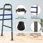 Vissco PC 0934 Medipedic Walker – Double Bar with Centralized Locking | Best Walker for Stability