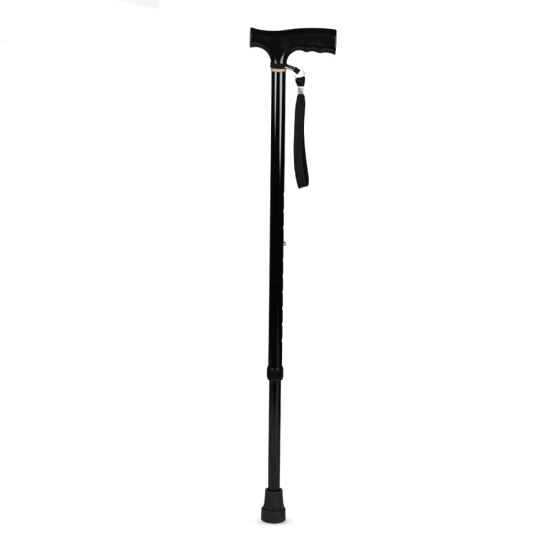 Vissco PC 2906 Avanti Black T-shape Aluminium Stick – Durable Walking Aid Vissco PC 2906 Avanti Black T-shape Aluminium Stick – Durable Walking Aid