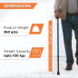 Vissco PC 2911 Avanti Plus T-shape Aluminium Single Stick – Reliable Walking Aid