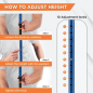 Vissco PC 2911 Avanti Plus T-shape Aluminium Single Stick – Reliable Walking Aid