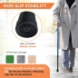 Vissco PC 2911 Avanti Plus T-shape Aluminium Single Stick – Reliable Walking Aid