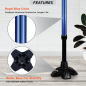 Vissco PC 2908 Avanti Plus T-shape Aluminium Stick with Big Shoe – Stability and Support