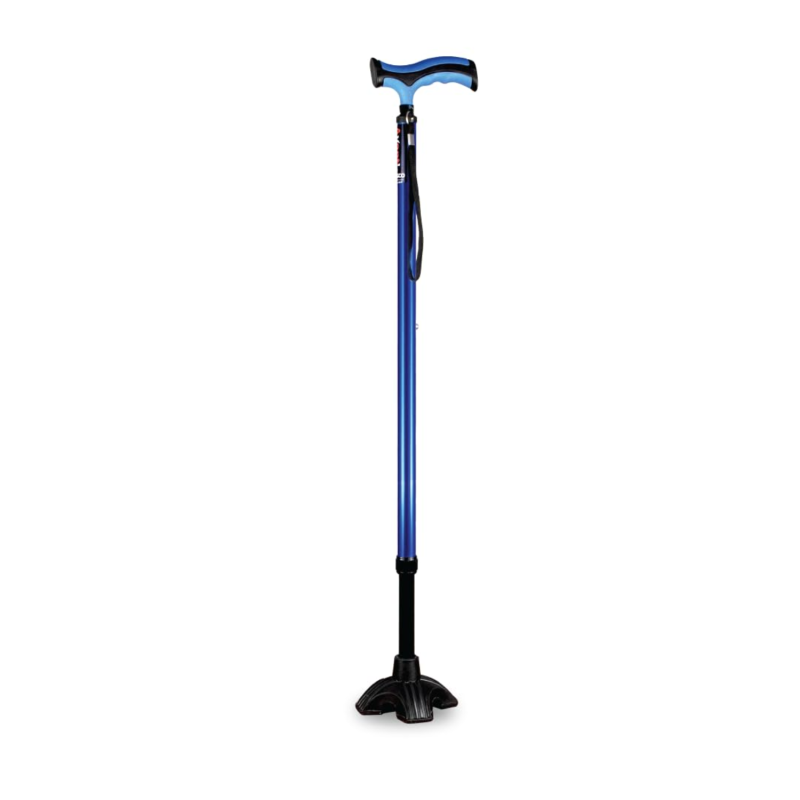 Vissco PC 2908 Avanti Plus T-shape Aluminium Stick with Big Shoe – Stability and Support