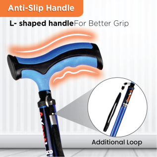Vissco PC 2909 Avanti Plus T-shape Aluminium Quadripod Stick – Reliable Support