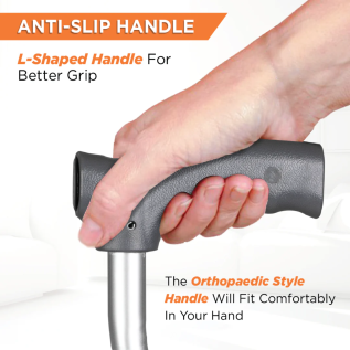 Vissco PC 0911 Avanti L-shape Stick – Durable and Ergonomic Walking Aid