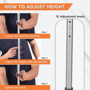 Vissco PC 0911 Avanti L-shape Stick for stability and balance