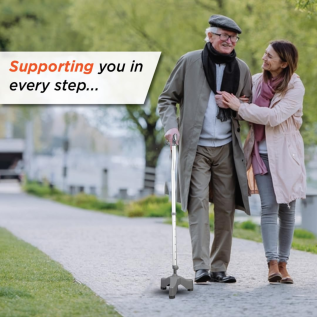 Vissco PC 0907 Avanti L-shape Tripod Stick – Reliable Walking Aid