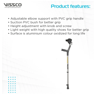Orthopedic support elbow crutch Vissco Astra Max