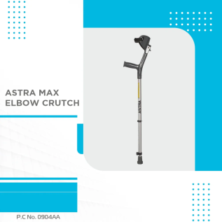 Vissco Astra Max Elbow Crutch with ergonomic grip