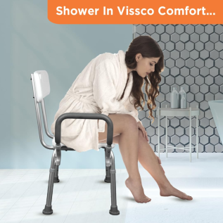 Vissco Comfort Shower Chair – Adjustable Bathroom Aid