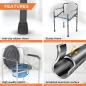 Vissco Comfort-Folding Commode | Portable Commode Chair for Elderly & Patients